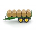 Trailer with  Round Bales
