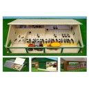 1:32 Wooden Cow Shed with cubicles