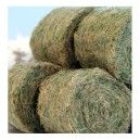 Unwrapped Silage Bale