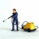 Power Washer with operator